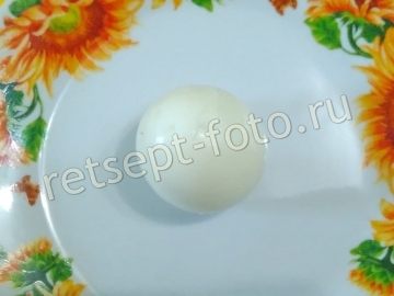 «Мухомор» из яиц для детей 2 года
