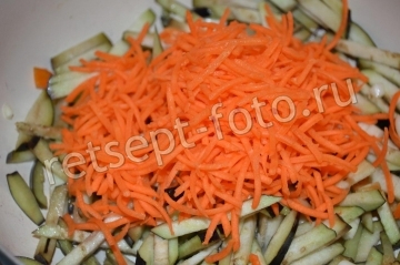 Баклажаны по-корейски с морковью без соевого соуса