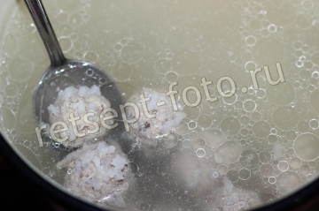 Диетический суп с фрикадельками без зажарки