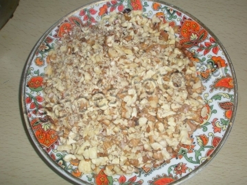 Домашняя медовая пахлава с орехами на сметане