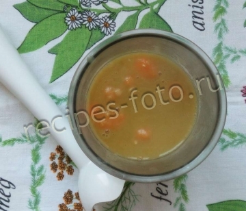 Гороховый суп с тыквой для детей от 2 лет
