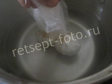 Яйца пашот в пакете (пленке)