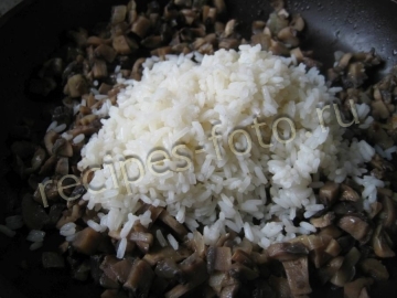 Кабачки "Лодочки" фаршированные грибами и рисом в духовке