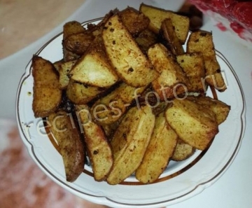 Картофель запеченный в духовке по-деревенски со специями