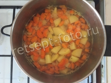 Картофельно-морковный суп-пюре для детей 1 год