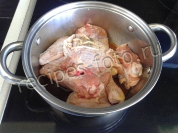 Курица в соевом соусе на сковороде