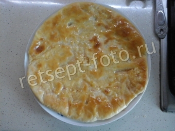 Осетинский пирог с брынзой и картошкой