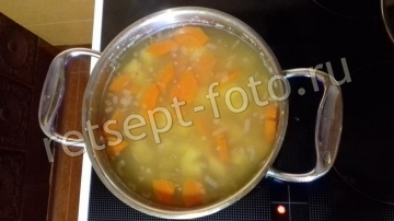 Овощной суп с гречкой для детей 2 года