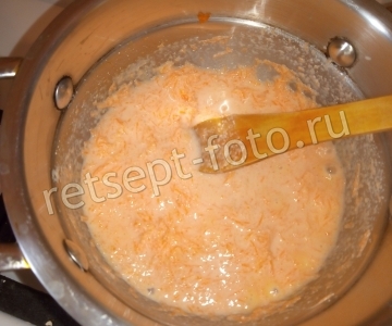 Паровое морковно-яблочное суфле для ребенка1 год