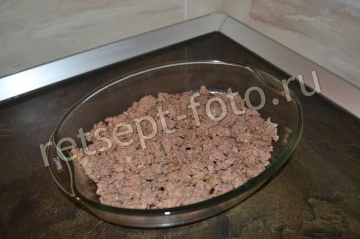 Пирог-запеканка с мясом