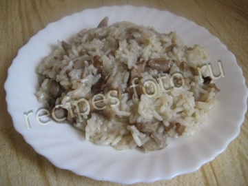 Рис с грибами
