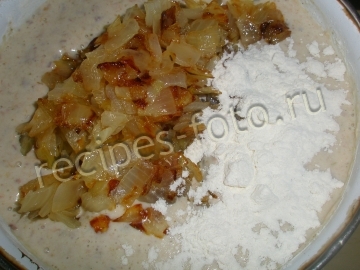 Рыбный пирог на песочном тесте с консервированной рыбой (сардиной)