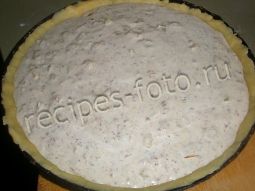 Рыбный пирог на песочном тесте с консервированной рыбой (сардиной)