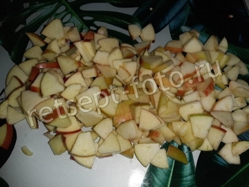 Салат из баклажан с яблоками на зиму