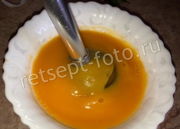 Тыквенный суп-пюре для детей от 1 года