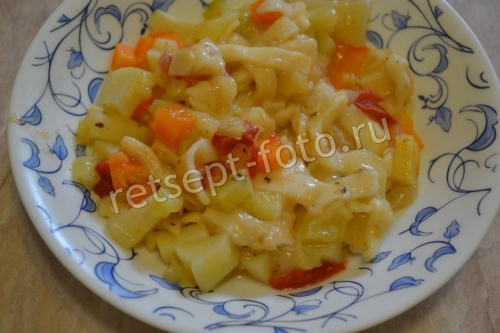Овощной суп «Минестроне» с кабачками и макаронами