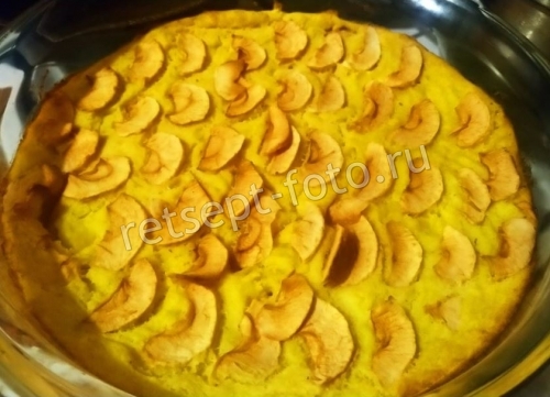 Тыквенный пирог с яблоками "Осенний"
