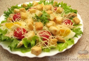 The Caesar salad is the easiest recipe IJ
