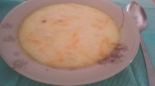 Сырный суп с курицей, плавленым и твердым сыром 