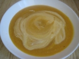 Тыквенный суп-пюре с имбирем и сливками 