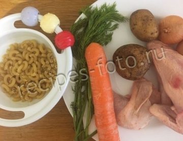 Суп куриный с картофелем и вермишелью для ребенка 1 год thumbnail