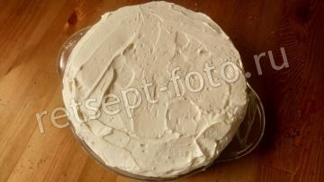 Бисквитный торт с крем-чиз