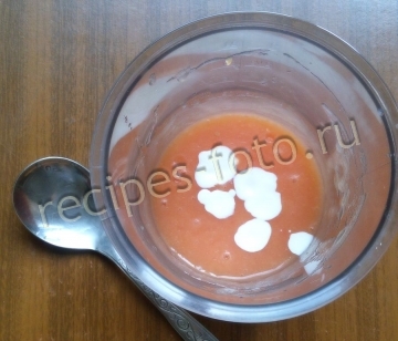 Детский томатный суп-пюре для ребенка c 1 года