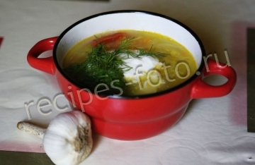 Французский суп с кабачками
