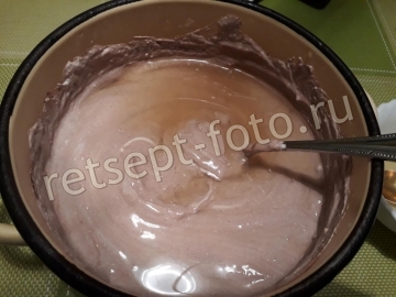 Холодный шоколадный чизкейк из творога с кленовым сиропом