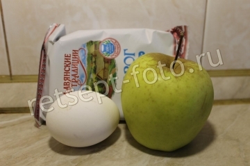 Яблочно-творожное суфле для детей от 2-х лет