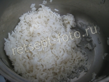 Котлеты из салаки с рисом