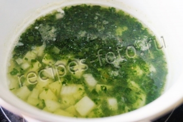 Крем-суп со шпинатом для детей от 1 года