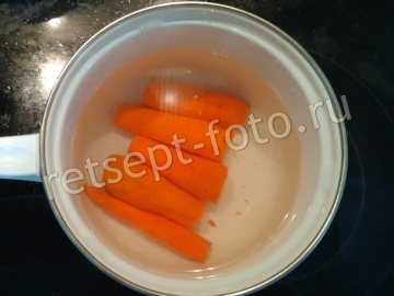 Морковное пюре грудничку с 8 месяцев