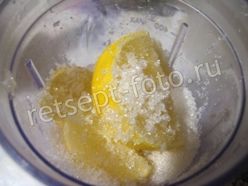Открытый лимонный пирог из песочного теста