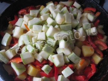 Овощное рагу с кабачками и картошкой без мяса