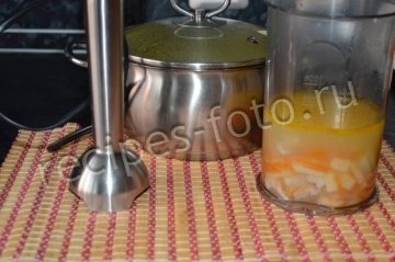 Овощной суп-пюре из индейки для ребенка от 9 месяцев