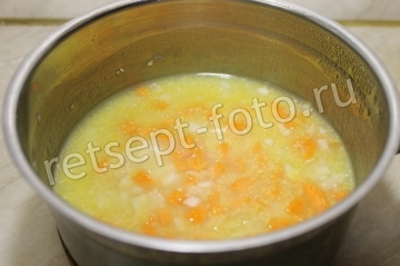 Овощной суп с кукурузной крупой для ребенка 2 года
