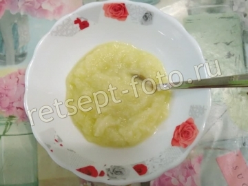 Овощной суп с цветной капустой и кабачком для детей до 1 года