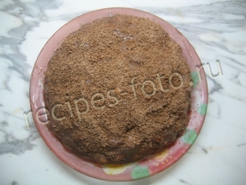 Песочный торт «Орех» с заварным кремом на праздник