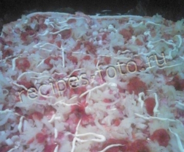 Пицца с копченым салом "Украинская"