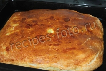 Рыбный дрожжевой пирог с пангасиусом