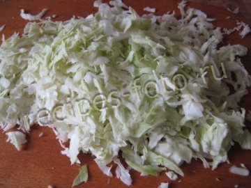 Салат из капусты с перцем быстрого приготовления