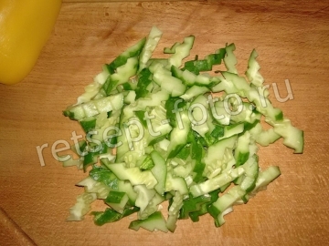 Салат из редьки Дайкон с овощами 