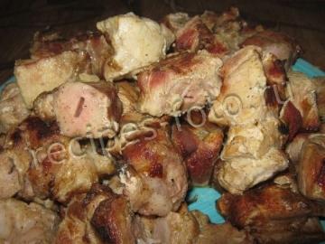 Шашлык из свинины в маринаде на минералке