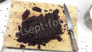 Шоколадный торт на растительном масле со сметанным кремом