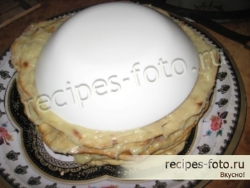 Торт Наполеон с заварным кремом