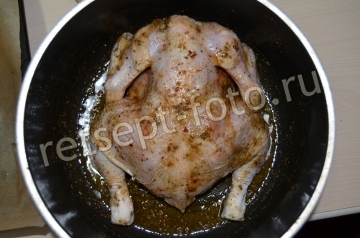 Цыпленок с картошкой запеченный в духовке