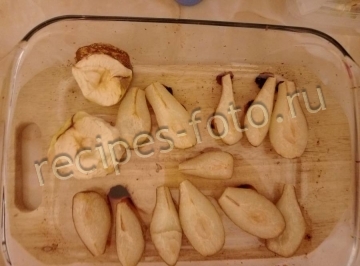 Творог с печеным яблоком и грушей для детей от 10 месяцев