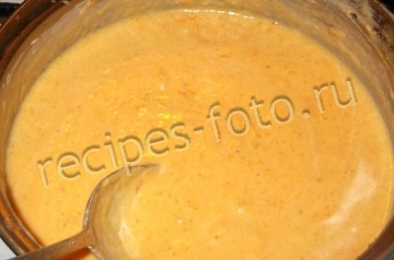 Тыквенный суп-пюре со сливками и яблоком для детей до 1 года (с 7-8 месяцев)