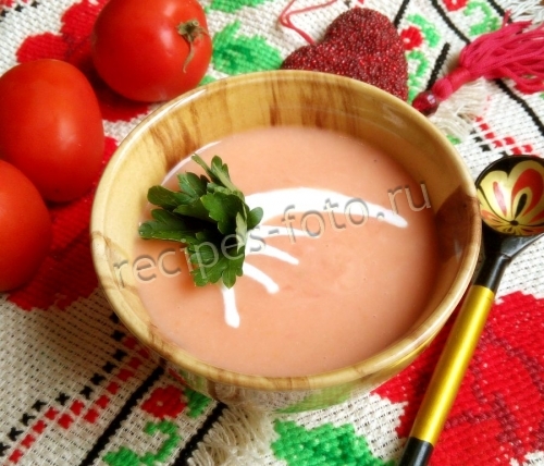 Детский томатный суп-пюре для ребенка c 1 года